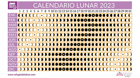 Imagen de calendario lunar